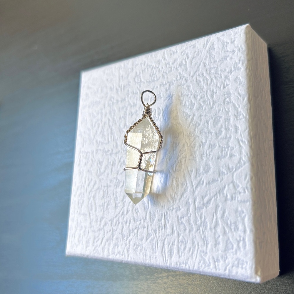 Crystal Clear Quartz Pendant